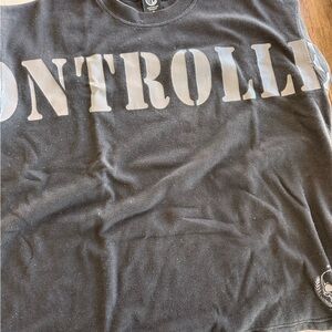 Controlled insanity heavy knit t shirt oversized unisex